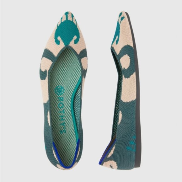 Rothy's Shoes - Rothy’s Moroccan Green Slip On Flats